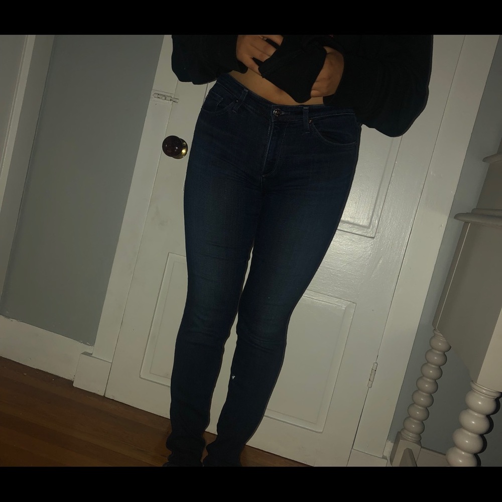 Adriano Goldschmied dark wash blue jeans